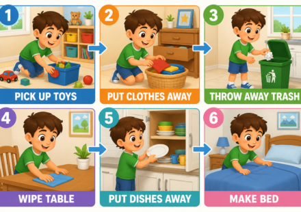 Limpiando después de jugar: 6 pasos para enseñar responsabilidad a tu hijo y