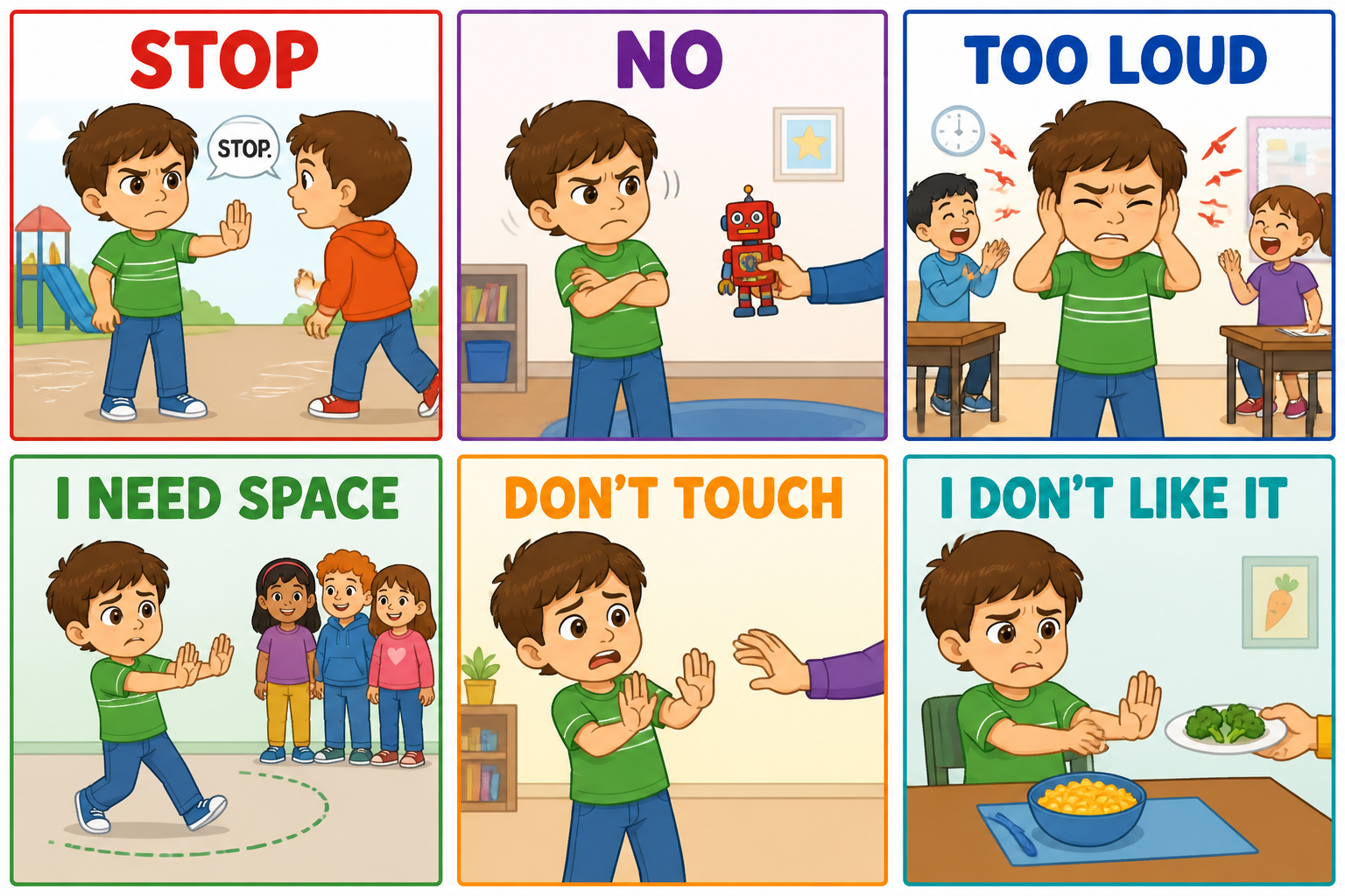 Teaching Personal Boundaries: 6 Essential Communication Phrases for Young Children