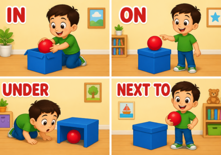 Dạy Giới Từ: TRONG, TRÊN, DƯỚI, BÊN CẠNH