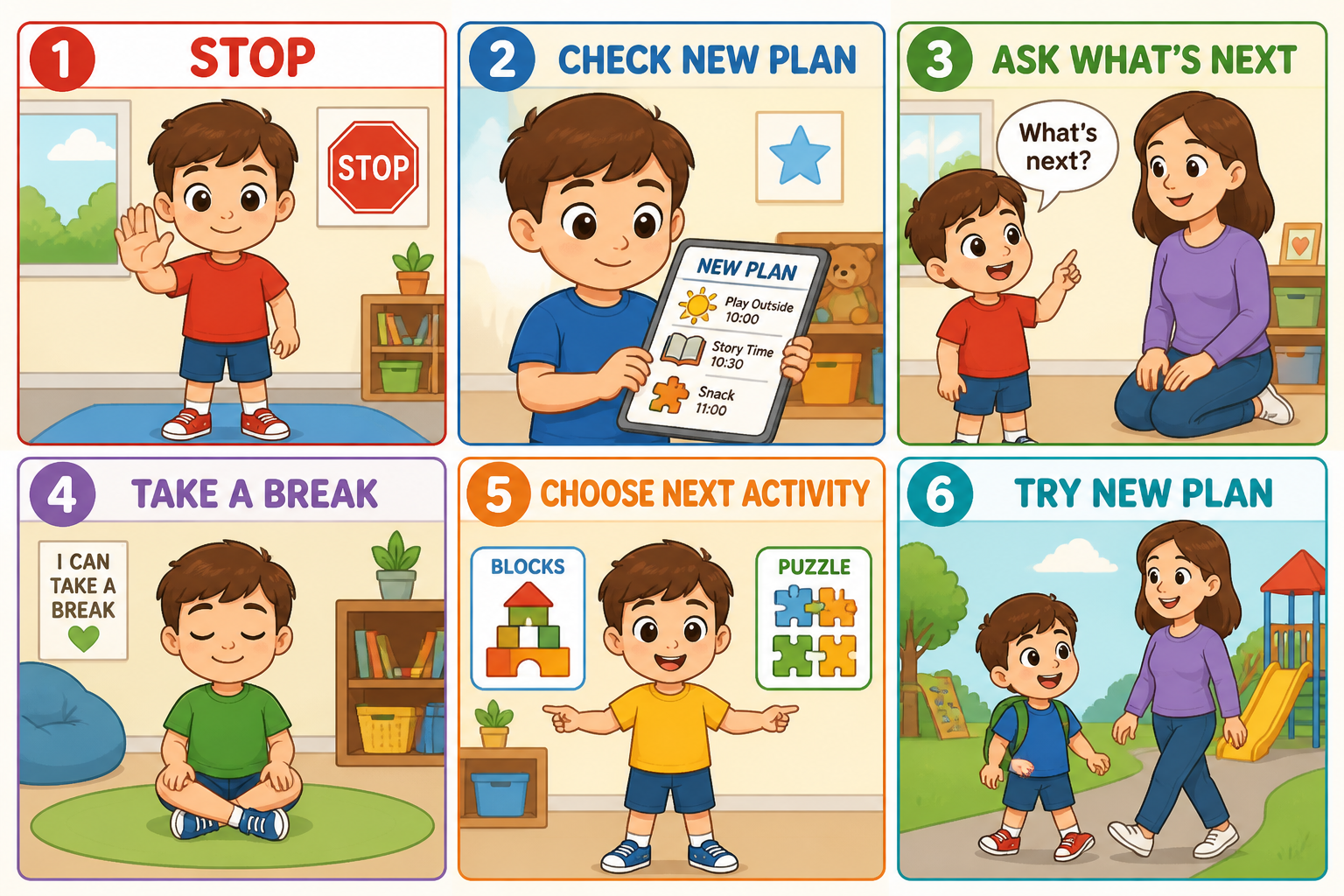Cambiar planes: 6 pasos útiles para que los niños afronten la situación